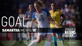 WNT vs. Brazil: Samantha Mewis Goal - July 30, 2017