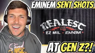 Ez Mil & Eminem - Realest (Official Lyric Video) (REACTION!!)