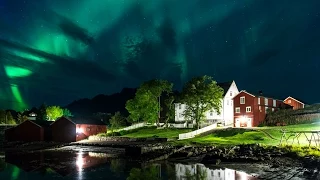 Timelapse of the aurora borealis - The amazing northern lights in Norway