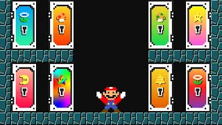 Mario Collect the Door of Item - All Power Up