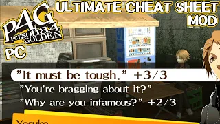 Ultimate Cheat Sheet mod - Persona 4 Golden PC