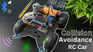 Collision Avoidance Bluetooth RC Car using Arduino | Control using Mobile Phone | Ut Go