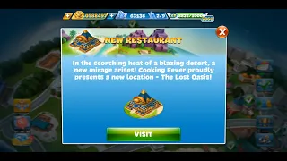 Cooking Fever - The Lost Oasis Introduction