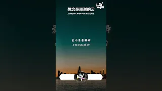 xxxmiracle,MoreLearn 27,灯灯灯泡 - 想念是凋谢的云「若想念是凋谢的云，乘着风也飘向你」【動態歌詞/pīn yīn gē cí】#xxxmiracle #M #shorts