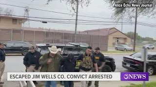 Escaped Jim Wells County prisoner found, re-arrested
