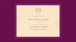 View, Meditation, Action, 25-27 January 2020, Sydney, Australia - Part 4