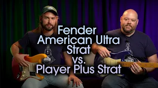 Fender Player Plus Stratocaster vs. American Ultra Stratocaster Comparison