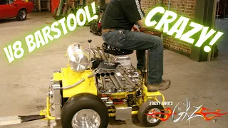 Building the HossFly V8 Barstool - Smallest Thing You Can Put a V8 in! - Stacey David's Gearz S2 E4