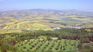 On Mount Carmel and viewing the Valley of Megiddo (Armageddon) where the Final Battle will be waged