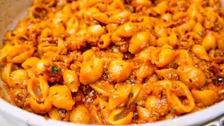 A hearty MINCED MEAT and PASTA recipe that you will cook over and over again!!😋🤗