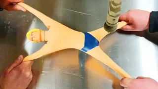 Stretch Armstrong vs. Waterjet - Random Machine Shop Experiments