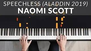 Speechless - Naomi Scott (Aladdin 2019 Soundtrack) | Tutorial of my Piano Cover