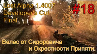 Lost Alpha 1.4007 DC - Final #18. Бойня в баре. Велес от Сидоровича. Окрестности Припяти и Радар.