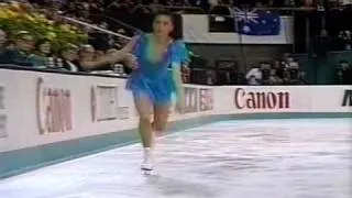 Laetitia Hubert (FRA) - 1992 Worlds, Ladies' Free Skate