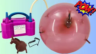 I applied electric balloon pump to kids toy (DANGEROUS) #1