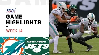 Dolphins vs. Jets Week 14 Highlights | NFL 2019