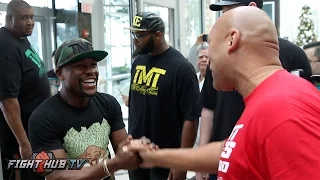 Floyd Mayweather invades Miami! Visits WBC Convention! MUST WATCH!