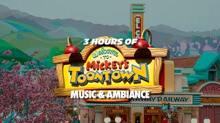 3 Hours of the New Toontown at Disneyland Music & Ambiance | Theme Park Sounds