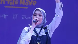 Salma Salsabil - Hanya Memuji (Shanty) live konser di Lippo Mall Kemang 27 April 2024