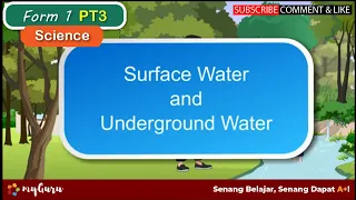 Form 1 | Science | Surface Water and Underground Water