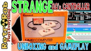 Famicom Track and Field / Hyper Olympic Controller Unboxing and Gameplay