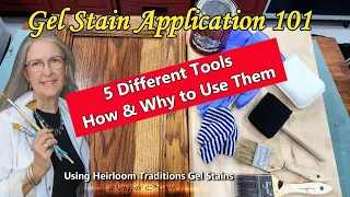 How To Apply Heirloom Traditions Gel Stain for Perfect Wood Finish: #howtoapplystain