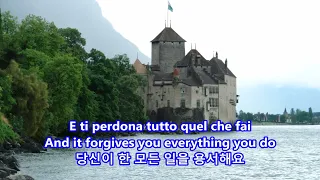 Cuore matto(Crazy Heart) - Little Tony: with Lyrics(Italian/English/가사번역) || Lake Geneva (lac Léman)