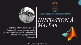 1- Intro: Initiation à MatLab