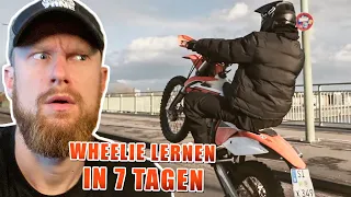 Fritz Meinecke reagiert auf In 7 Tagen WHEELIE lernen von DAVE