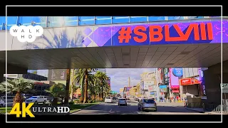 Las Vegas is ready for Super Bowl LVIII in 4K (2024)