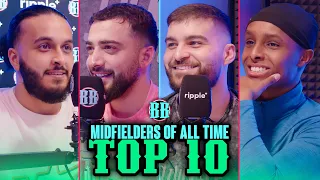 TOP 10: MIDFIELDERS OF ALL TIME!!! | BARRA BRUVVAS