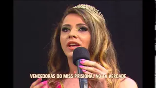 Vencedora do Miss Prisional 2014 participa do TV Verdade