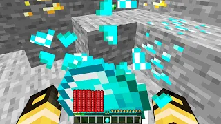 MINECRAFT MA PUOI MANGIARE SOLO DIAMANTI!!