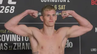 Ian Garry weighs in at 169.6 lbs ahead of UFC 268