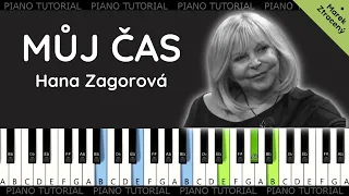 Hana Zagorová - Můj čas - seriál Sanitka - Marek Ztracený - Kotvald- Hložek(piano tutorial | klavir)