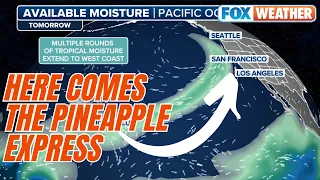 Atmospheric River To Impact Entire West Coast This Week