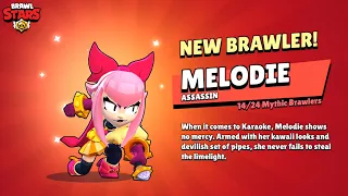 Melodie *NEW* Mythic Brawler Gameplay | Brawl Stars