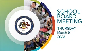 FCPS School Board Meeting - 3/9/23