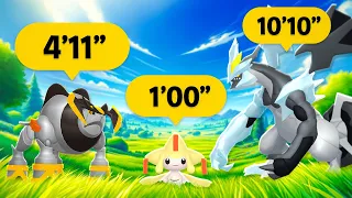 Choose Your Starter Pokemon Only Knowing Their Height!