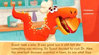 "The Dinosaur Who Discovered Hamburgers" by Adisan Books (Read Aloud for Kids)