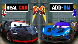 REAL CARS Vs ADD-ON CARS 😱 | Part - 1 | Extreme Car Driving Simulator 2022 !