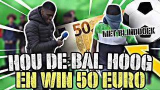 HOU DE BAL OMHOOG MET EEN BLINDDOEK EN WIN €50! - #SCHOOLTOUR  PANTA RHEI
