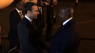 France’s Macron arrives in Djibouti for East Africa visit