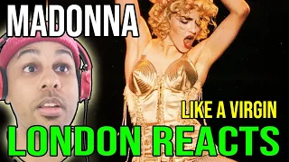 London boy FIRST Reaction to Madonna - Like a Virgin (Live Blond Ambition Tour)