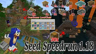 Minecraft PE Seed Speedrun 1.18 | Jungle+Mineshaft, Lush Cave dan 2 Ancient City