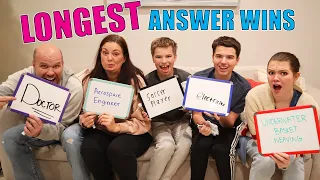 Longest Answer Wins in Real Life!