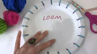 Weaving with Children: Circle Loom Weaving Part 1
