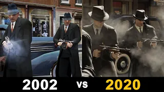 Mafia - Original (2002) vs Remake (2020): Restaurant Scene Comparison