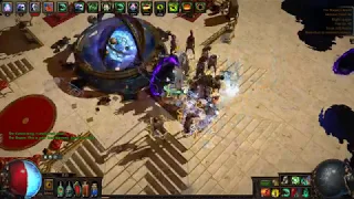 POE Shaper Kill with Baron Zombies 3.8