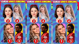 Celebrity Song Challenge Guess the Artist Edition: The Weeknd, Olivia Rodrigo, Taylor Swift,Doja cat